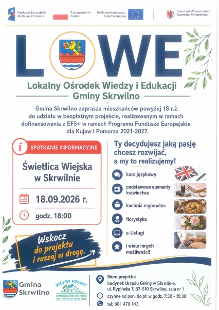 Lokalny Ośrodek Wiedzy i Edukacji Gminy Skrwilno 