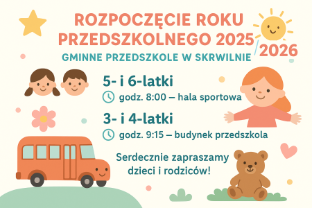 Rozpoczęcie roku przedszkolnego 2025/2026