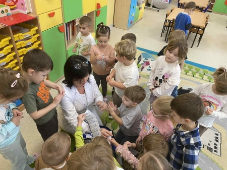 Wizyta Pielęgniarki w grupie Sówki