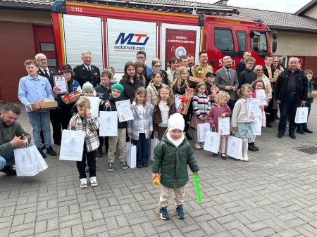 Konkurs  ''Zapobiegamy pożarom''- rozstrzygnięcie na etapie powiatowym 